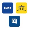 gmx, web.de & mail.com